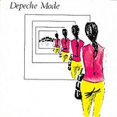 Depeche Mode 'Dreaming Of Me' 7" artwork