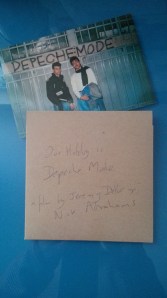 DVDr review copy and signed photograph. Thanks to Nicholas Abrahams.