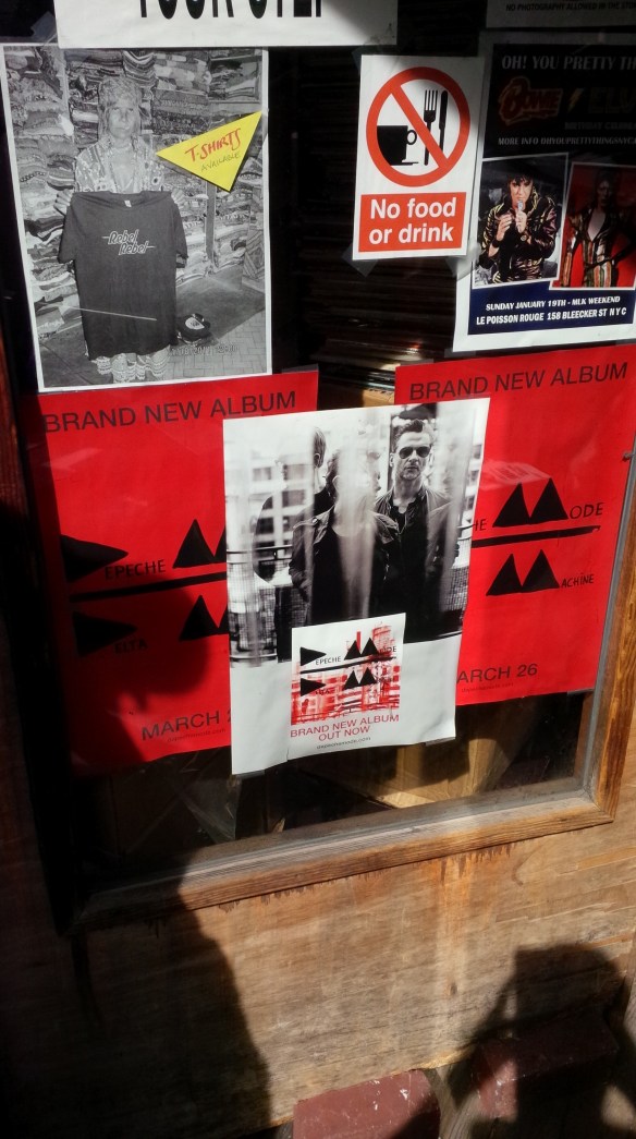 At Rebel Rebel, Bleecker Street, Greenwich Village, NY